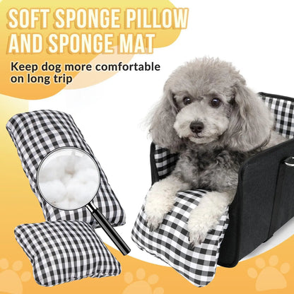 Premium Center Console Booster Seat for Small Dogs and Cats