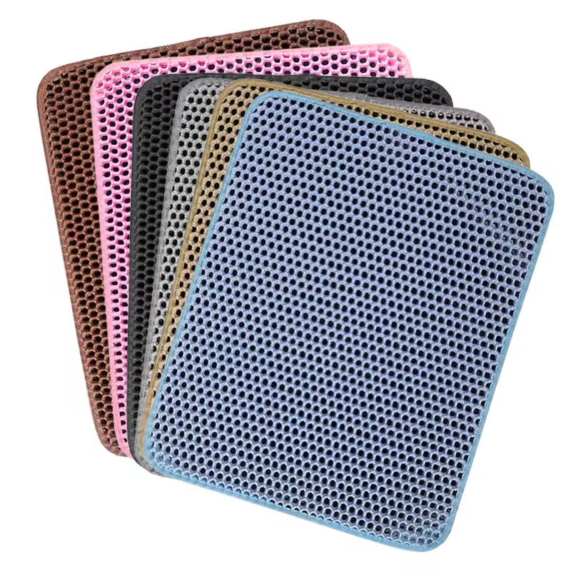 Double Layer Waterproof Cat Litter Mat