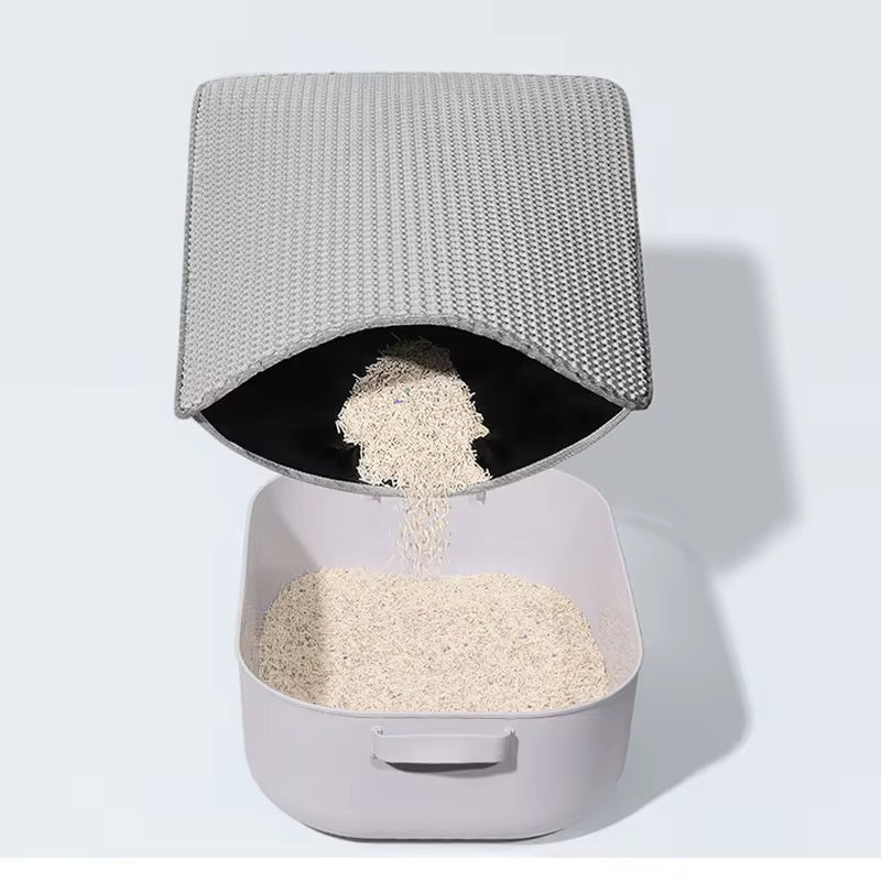 Double Layer Waterproof Cat Litter Mat
