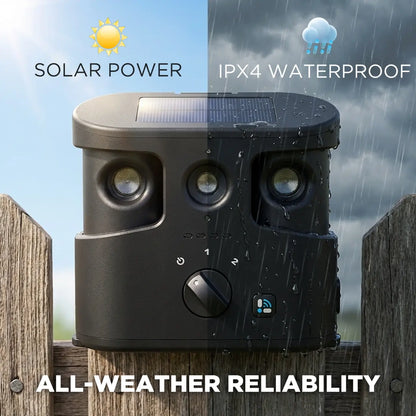 180° Solar-Powered Ultrasonic Dog Bark Control Device
