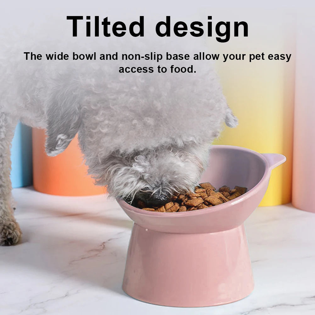 Elevated Ergonomic Cat Food Bowl