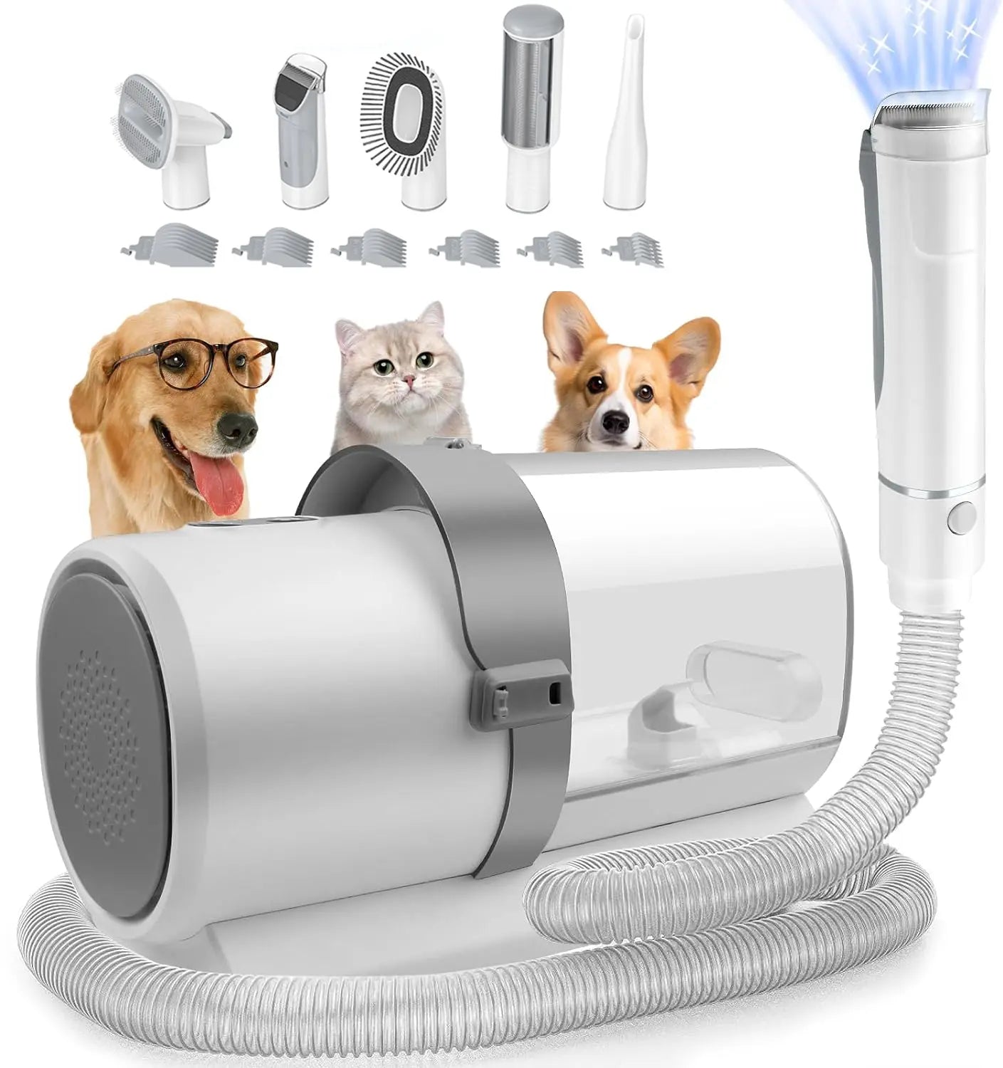 Professional Pet Grooming Kit with Cordless Vacuum