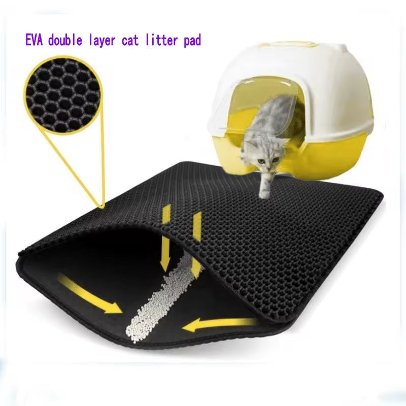 Double Layer Waterproof Cat Litter Mat