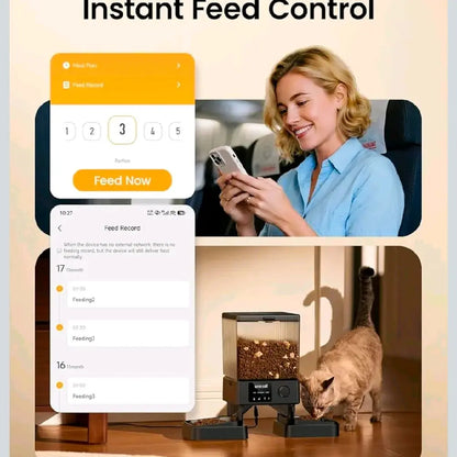 Oneisall 5L Automatic Cat Feeder