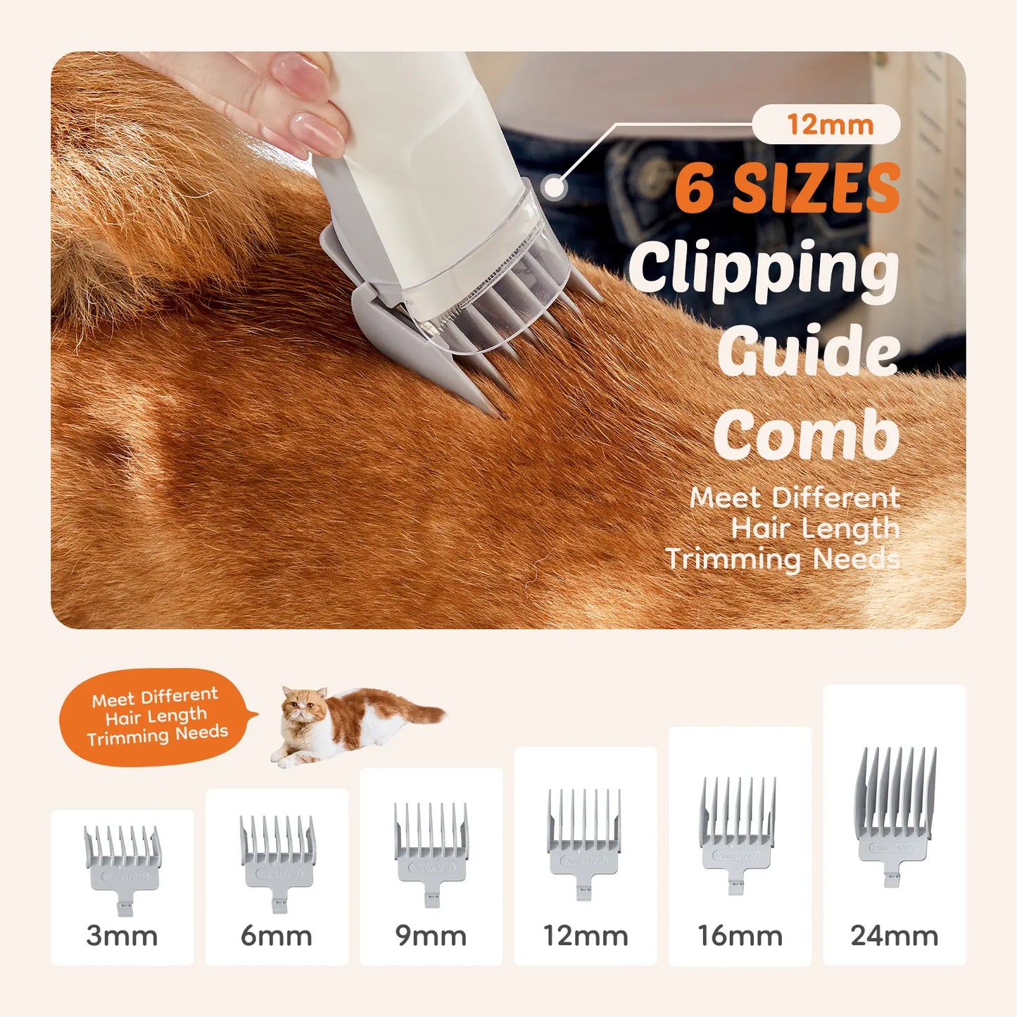 Professional Pet Grooming Kit with Cordless Vacuum