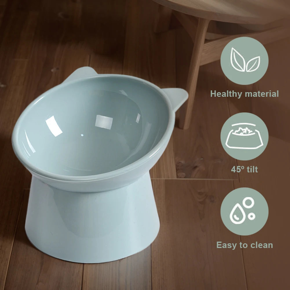 Elevated Ergonomic Cat Food Bowl