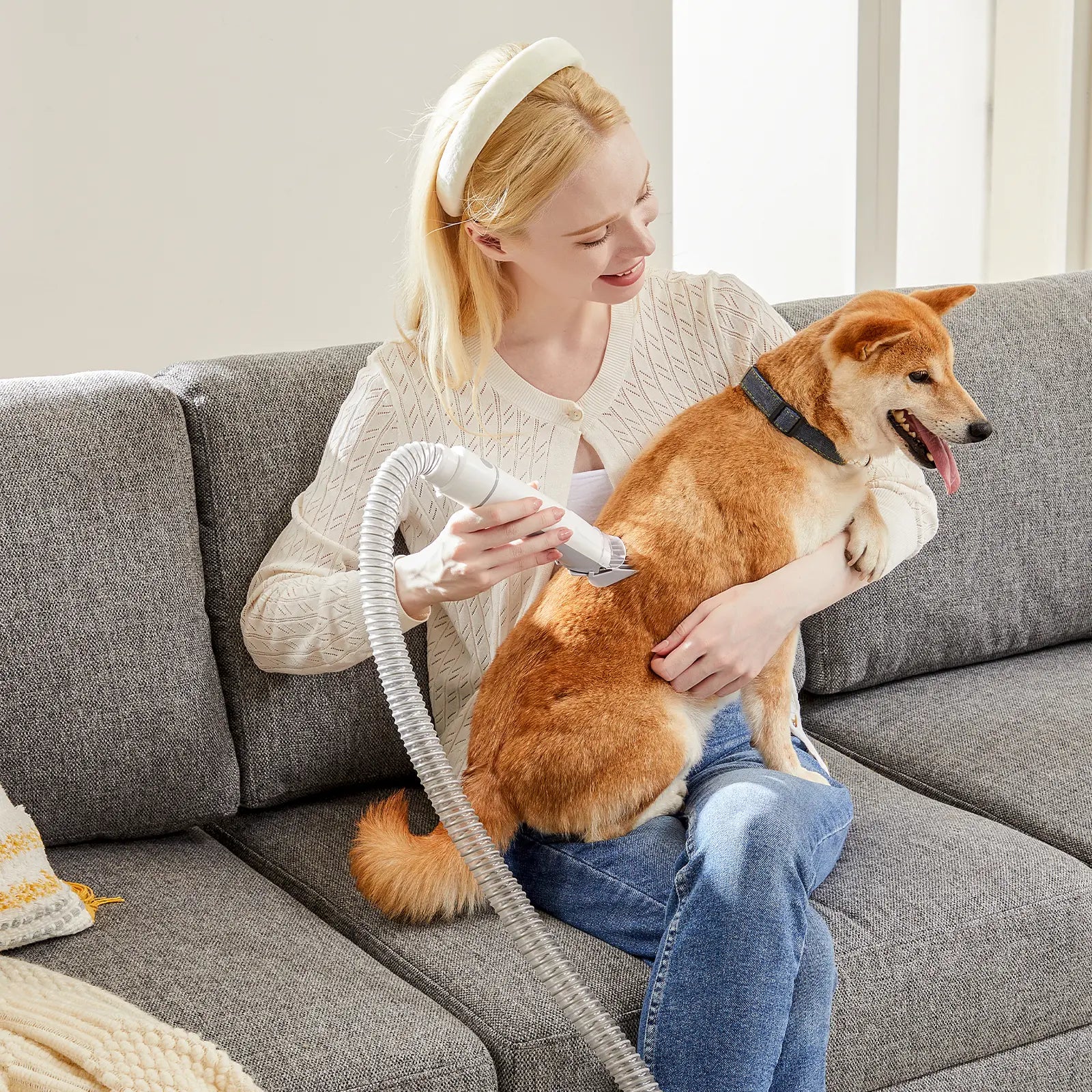 Professional Pet Grooming Kit with Cordless Vacuum