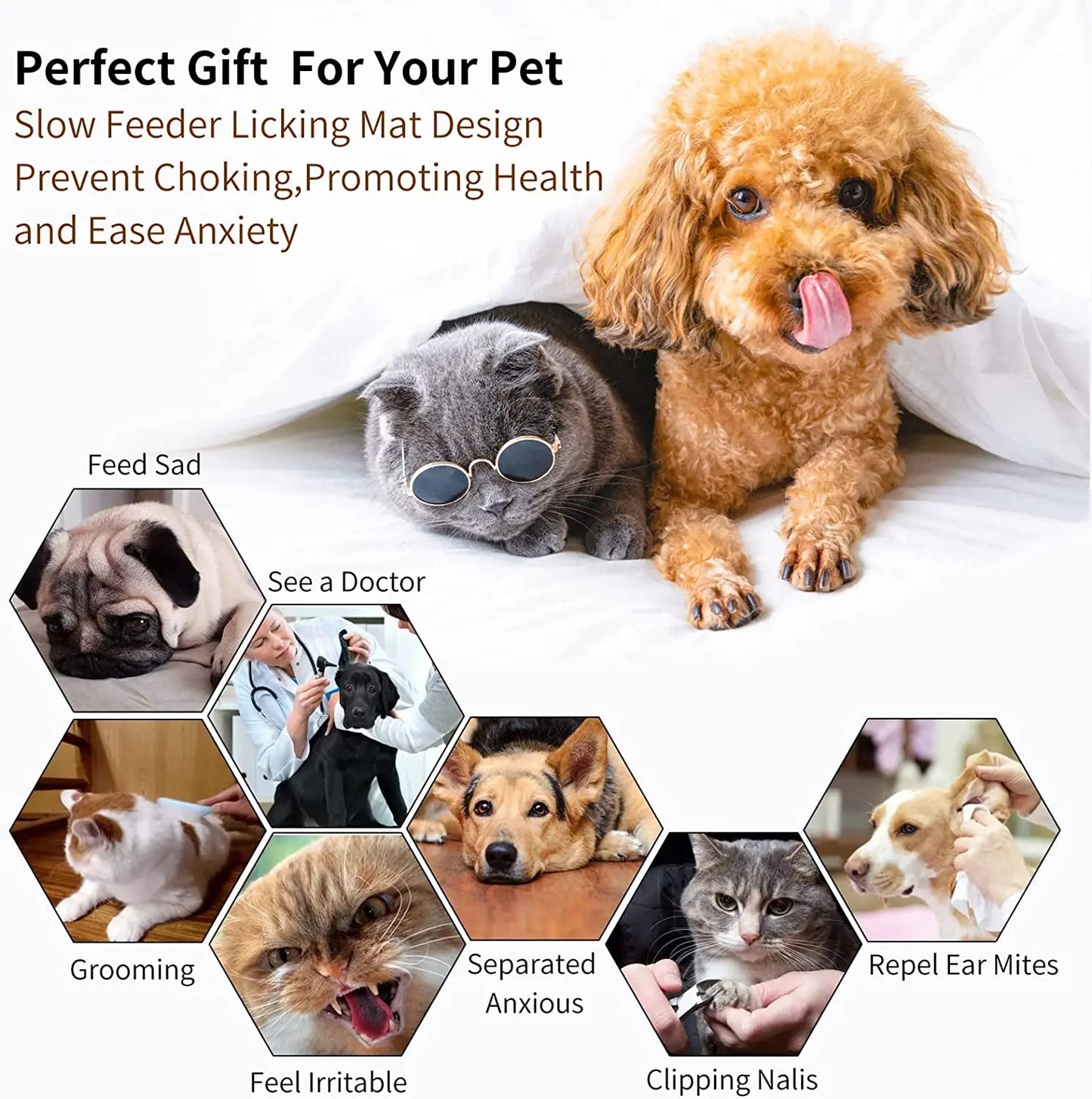Slow Feeder Mat for Dogs and Cats