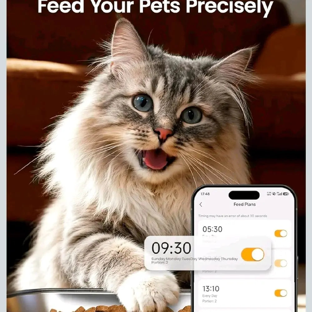 Oneisall 5L Automatic Cat Feeder