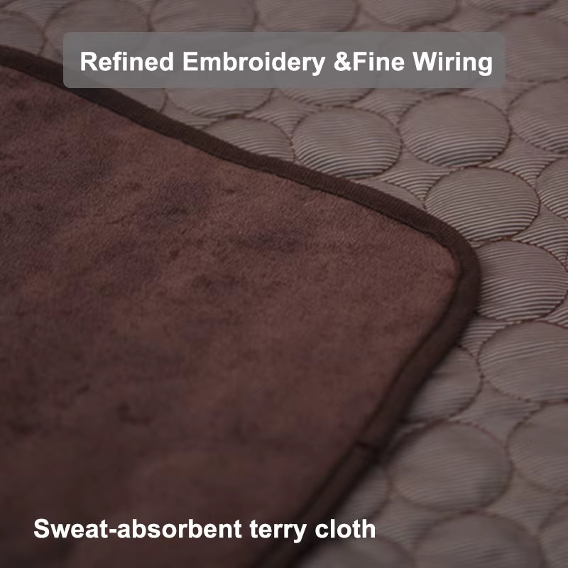 Cooling Summer Pet Mat for Dogs and Cats - Breathable and Washable Bed for Small, Medium, and Large Pets, Ideal for Car and Sofa Use