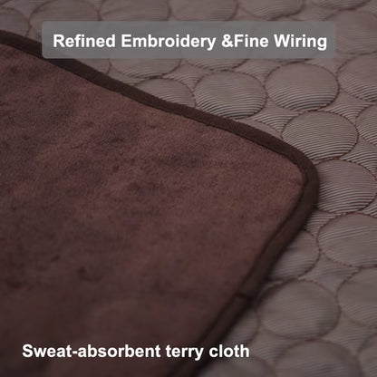 Cooling Summer Pet Mat for Dogs and Cats - Breathable and Washable Bed for Small, Medium, and Large Pets, Ideal for Car and Sofa Use