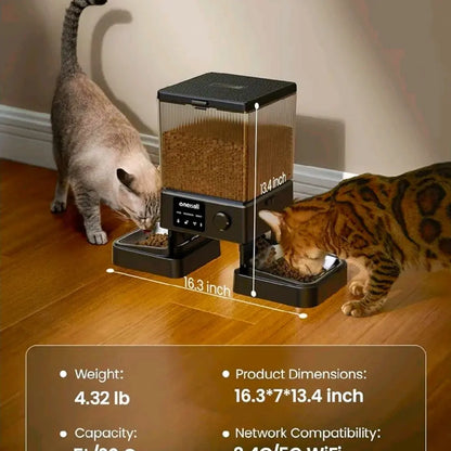 Oneisall 5L Automatic Cat Feeder